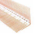 Profil colt cu plasa, PVC, 200x 200 x 2500 mm