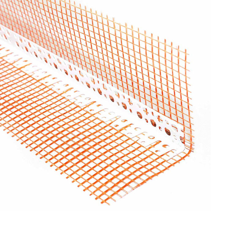 Profil colt cu plasa, PVC, 200x 200 x 2500 mm