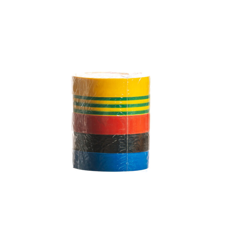 Banda izolatoare color 0.18 mm x 20 m, 5 role /set