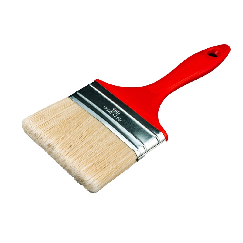 Pensula maner rosu 100 mm