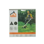 Disc motocoasa pentru tuns iarba,  otel, 40 dinti, D 255 mm, 2 mm - imagine 2