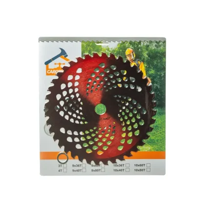 Disc pentru motocoasa, 40 dinti cu vidia