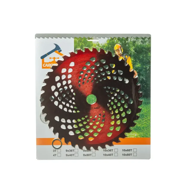 Disc pentru motocoasa, 40 dinti cu vidia