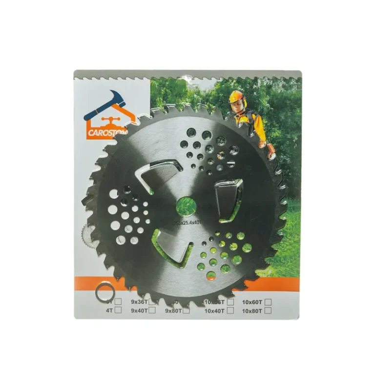 Disc motocoasa cu aripioare
