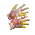 Manusi pentru gradina , textil, floral, marimea 8 - imagine 3