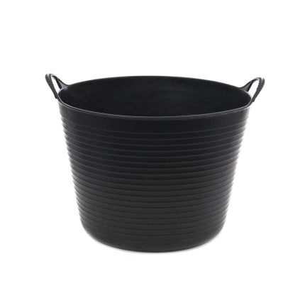 Galeata flexibila, negru cu manere, 36L