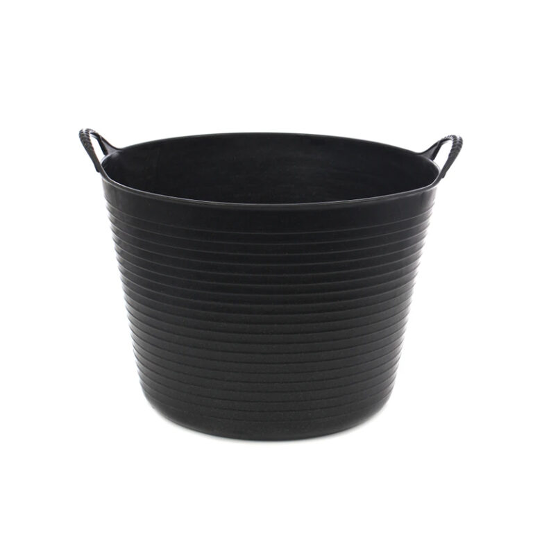 Galeata flexibila, negru cu manere, 36L