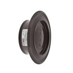 Rozeta burlan cu capac, tabla emailata, 130 mm, maro - imagine 2