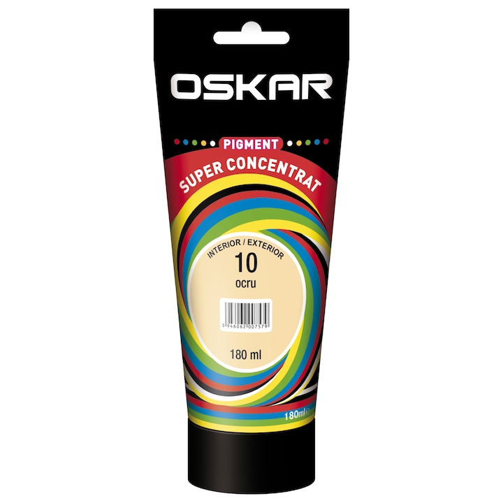 Pigment Oskar, pentru vopsea lavabila, ocru