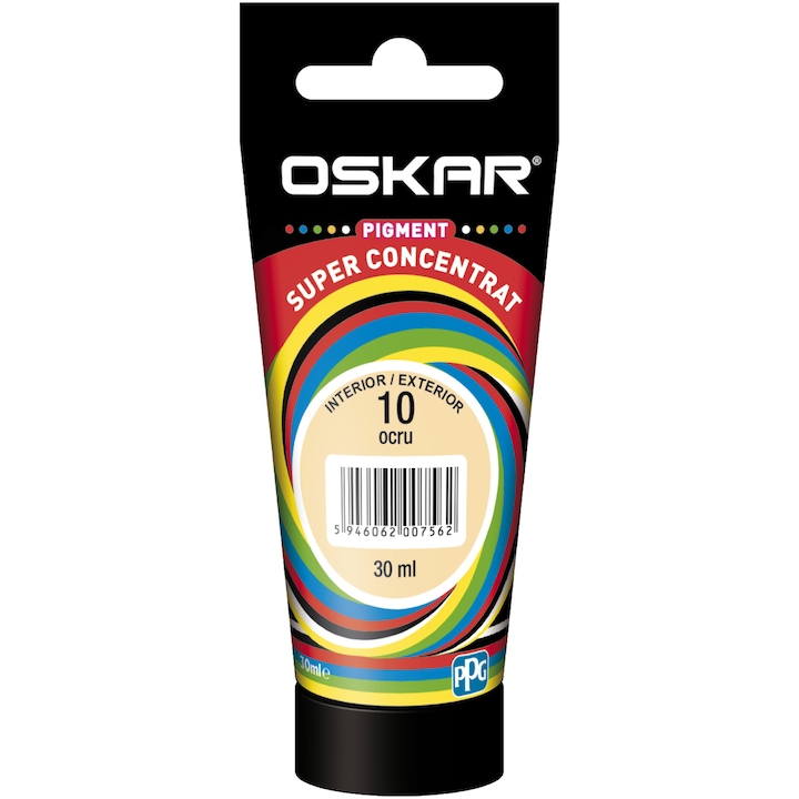 Pigment Oskar, pentru vopsea lavabila, ocru
