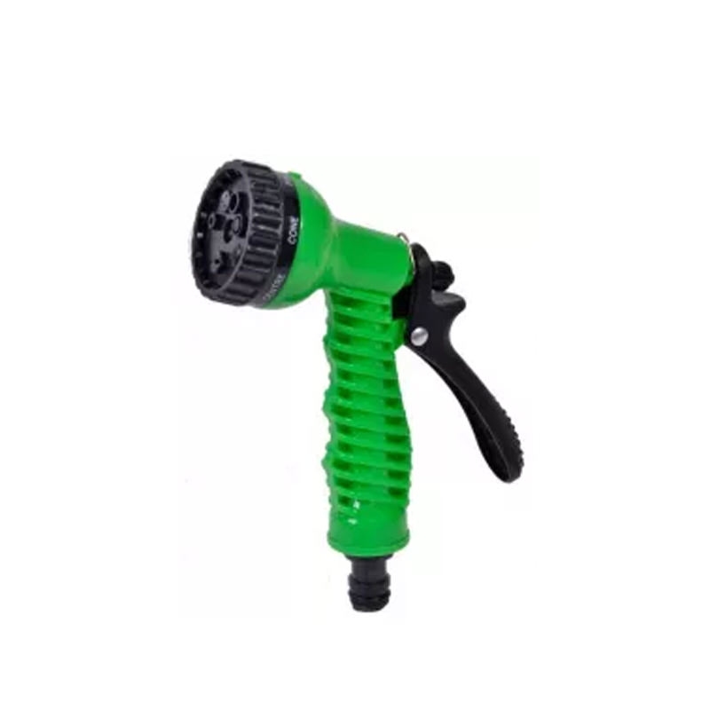 Pistol de stropit cu debit reglabil, verde copy Pistol de stropit cu 7 functii