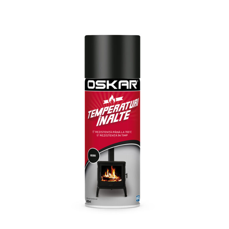 Spray vopsea acrilica, Oskar temperaturi inalte