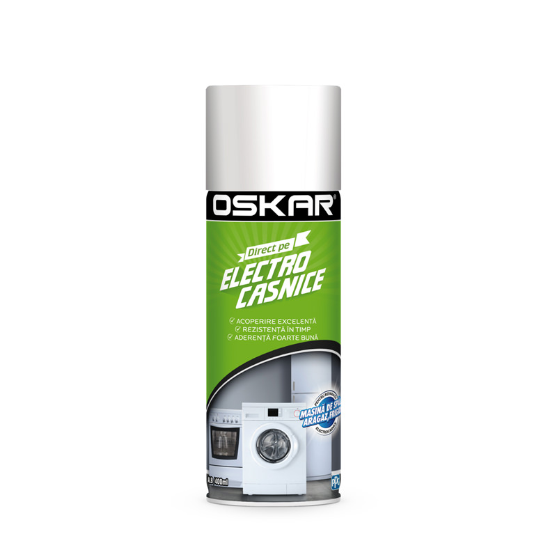 Spray vopsea, Oskar Direct pe electrocasnice