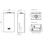 Centrala termica pe gaz, in condesare, Beretta Ciao X 25C, 19 kW, cu kit evacuare - imagine 4
