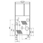 Cazan compact pe peleti, KEPO, 25 KW, gata de instalare, curatare manuala a arzatorului - imagine 5