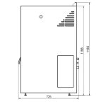 Cazan compact pe peleti, KEPO, 25 KW, gata de instalare, curatare manuala a arzatorului - imagine 4