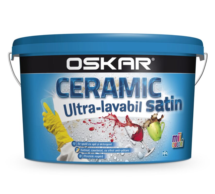 Vopsea ultralavabila, Oskar Ceramic satinat
