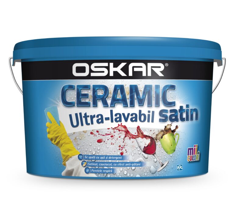 Vopsea ultralavabila, Oskar Ceramic satinat