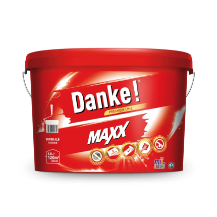 Vopsea lavabila interior, Danke Maxx, alba
