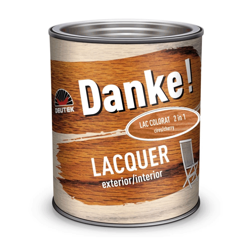 Lac pentru lemn 2 in 1, Danke, cires
