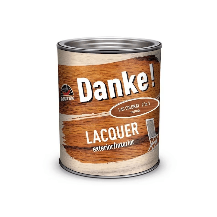 Lac pentru lemn 2 in 1, Danke, tec