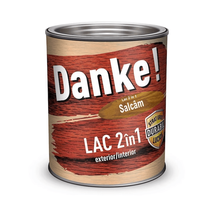 Lac pentru lemn 2 in 1, Danke, salcam