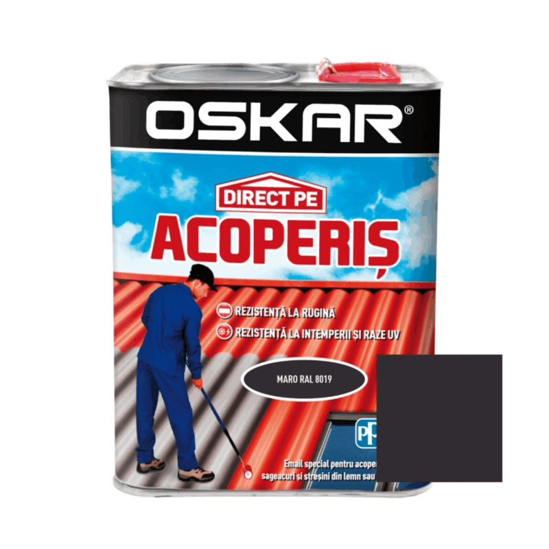 Vopsea alchidica direct pe acoperis Oskar