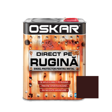 Vopsea alchidica Direct pe rugina Oskar