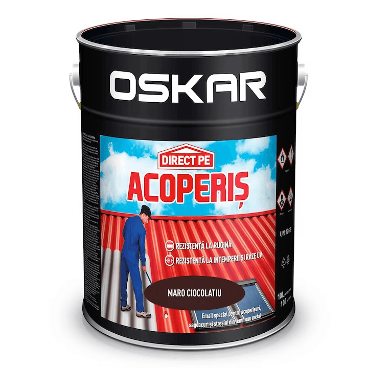 Vopsea alchidica direct pe acoperis Oskar