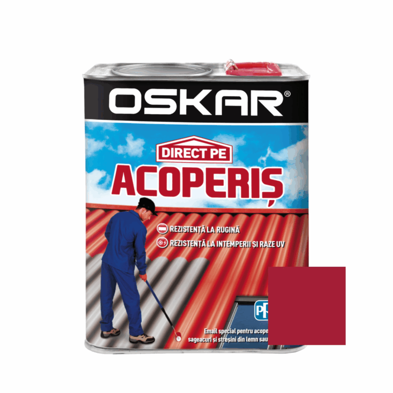 Vopsea alchidica direct pe acoperis Oskar