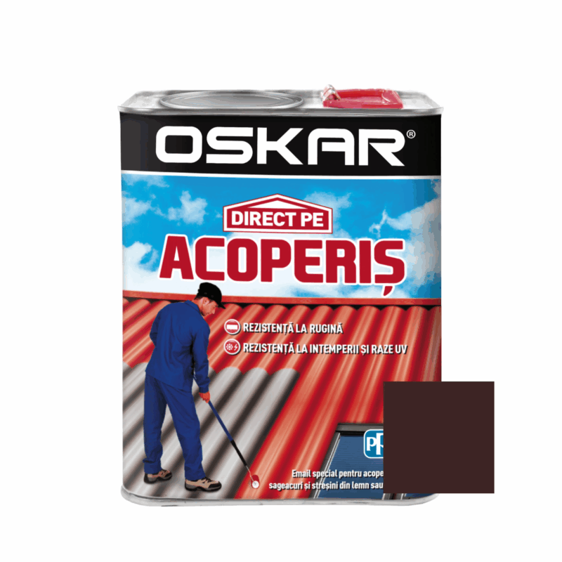 Vopsea alchidica direct pe acoperis Oskar