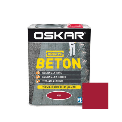 Vopsea alchidica Oskar direct pe beton