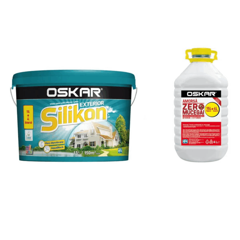 Vopsea lavabila exterior Oskar Silikon