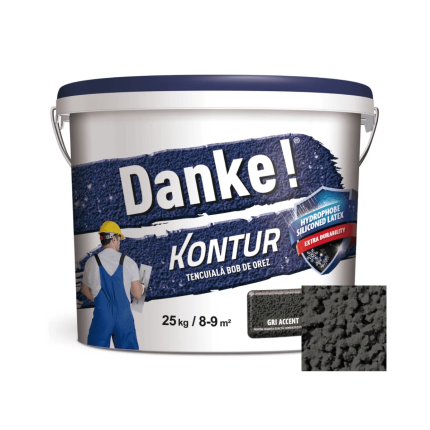 Tencuiala decorativa structurata Danke Kontur