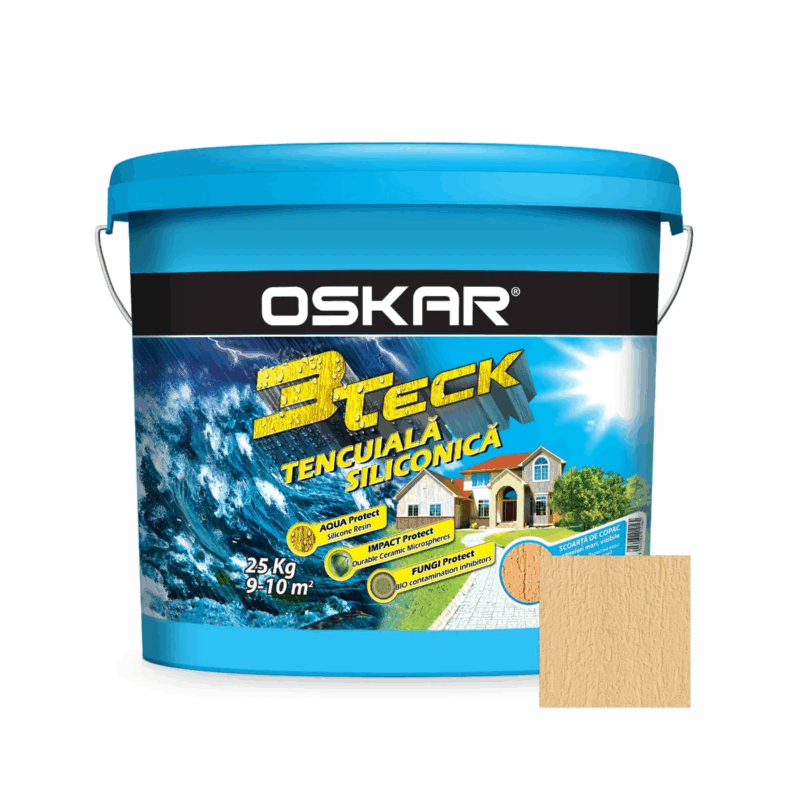 Tencuiala decorativa siliconica Oskar 3Teck