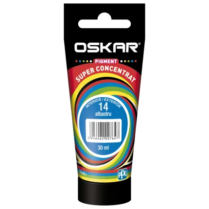 Pigment Oskar, pentru vopsea lavabila, albastru