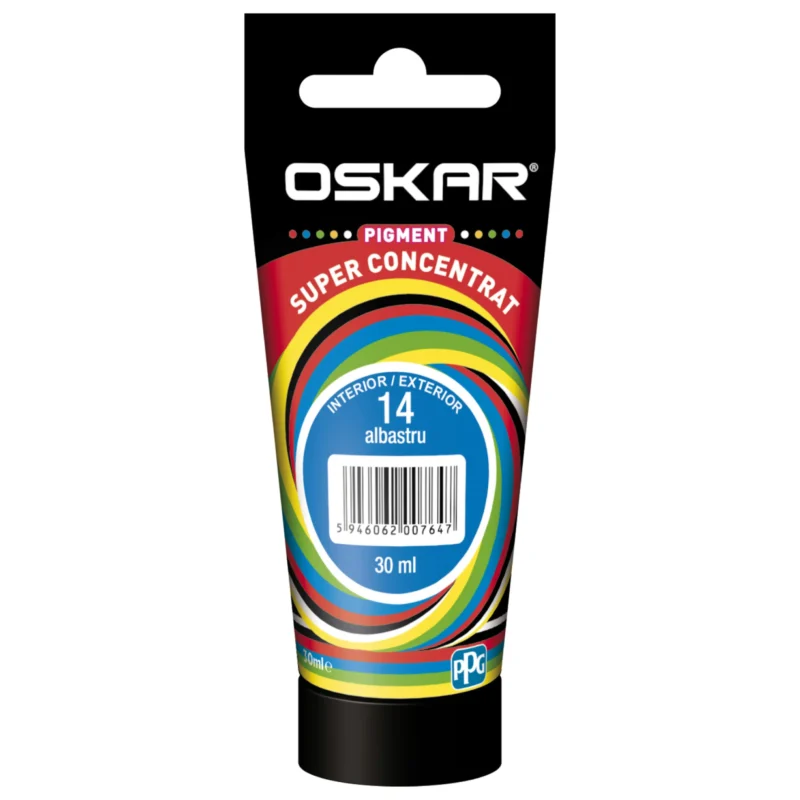 Pigment Oskar, pentru vopsea lavabila, albastru