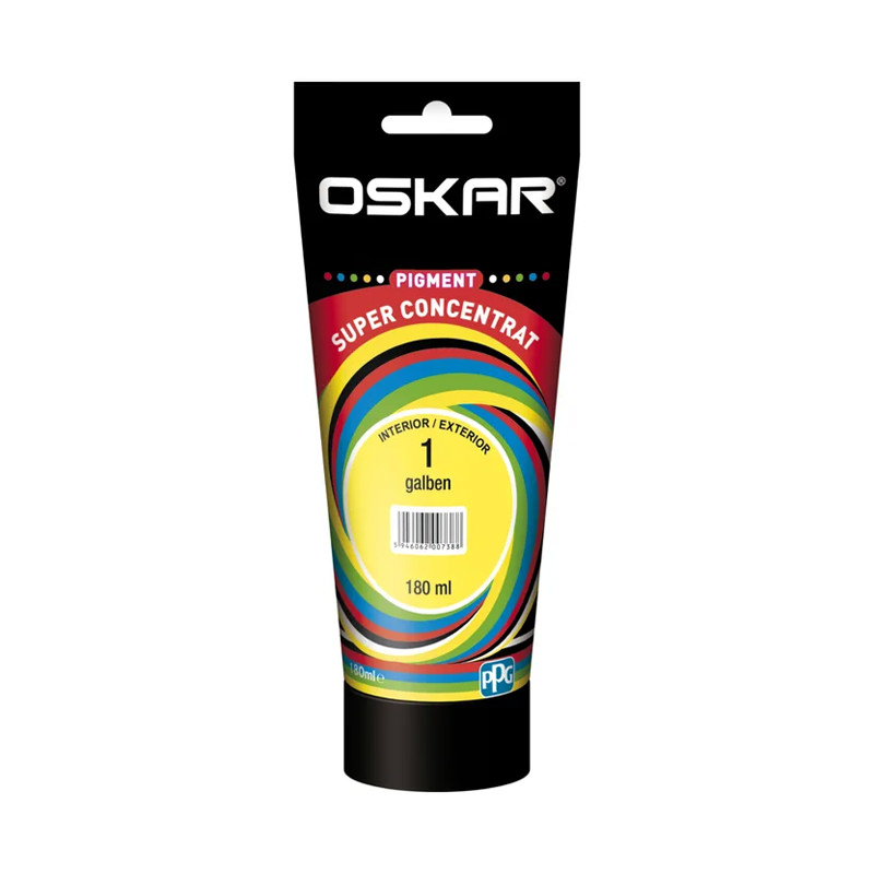 Pigment Oskar, pentru vopsea lavabila, galben
