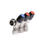 Distribuitor Pexal, 3/4" x 16 mm, 3 circuite pentru apa rece/calda, 10 bar, Ermetiq - imagine 2
