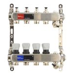Kit distribuitor calorifere, 1″-3/4, 4 cai