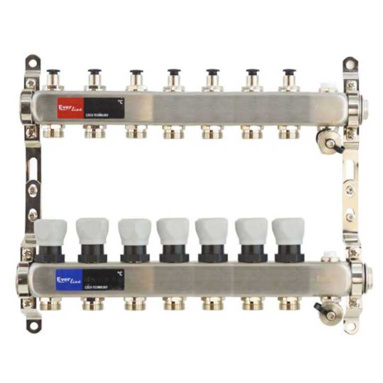 Kit distribuitor calorifere, 1″-3/4, 7 cai