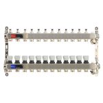 Kit distribuitor calorifere, 1"-3/4, 12 cai