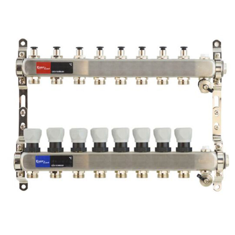 Kit distribuitor calorifere, 1″-3/4, 9 cai
