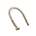 Racord flexibil apa, 1/2", L 40 cm, capat scurt, monocomanda, otel inoxidabil, Everline - imagine 2