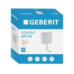 Rezervor WC, plastic, cu racord flexibil apa, alb, AP110, Geberit - imagine 2
