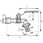 Robinet alama, 1″