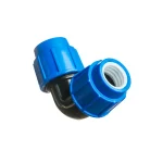 Cot compresiune PEHD, D 50 mm, 90 grade, filet interior - imagine 2