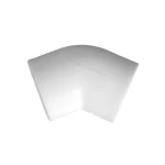 Cot PPR, D 63 x 63 mm, 45 grade, alb - imagine 3
