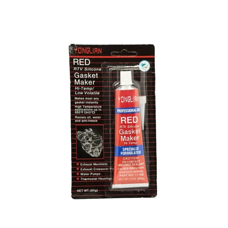 Mastic silicon rosu