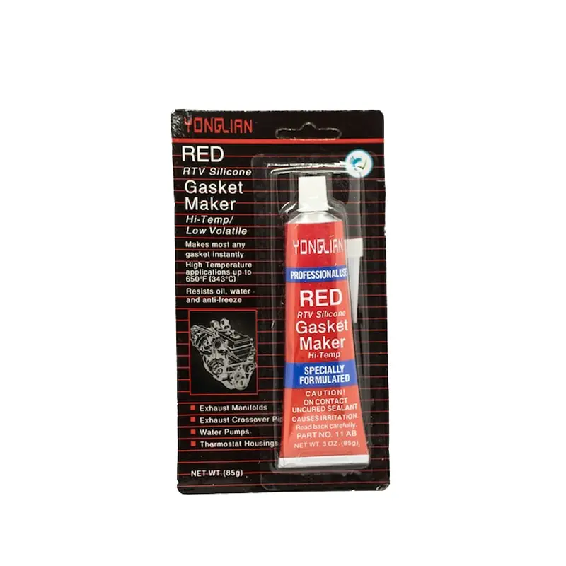 Mastic silicon rosu